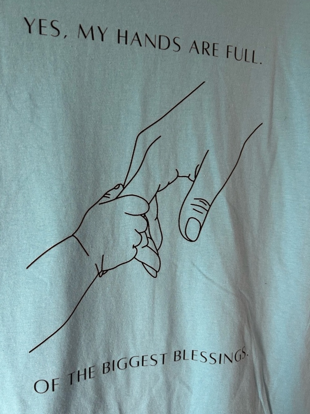 Children are a blessing graphic tee
